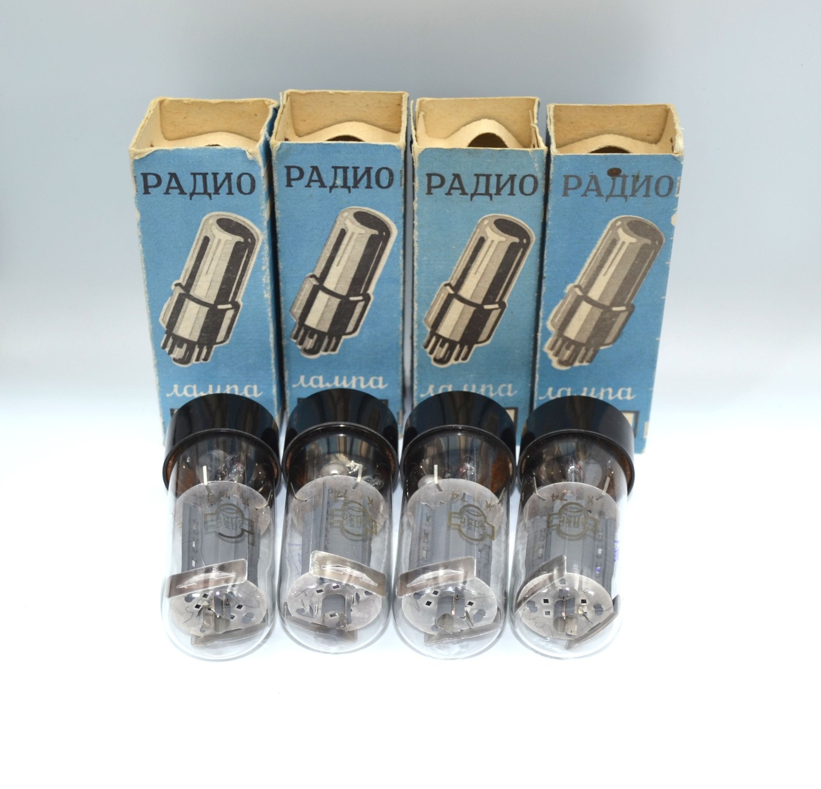 NEW 4pcs 6P3S MATCHED QUAD Same Date Reflector Tube NOS 6L6 5881 6L6G OSW3108 - Image 4