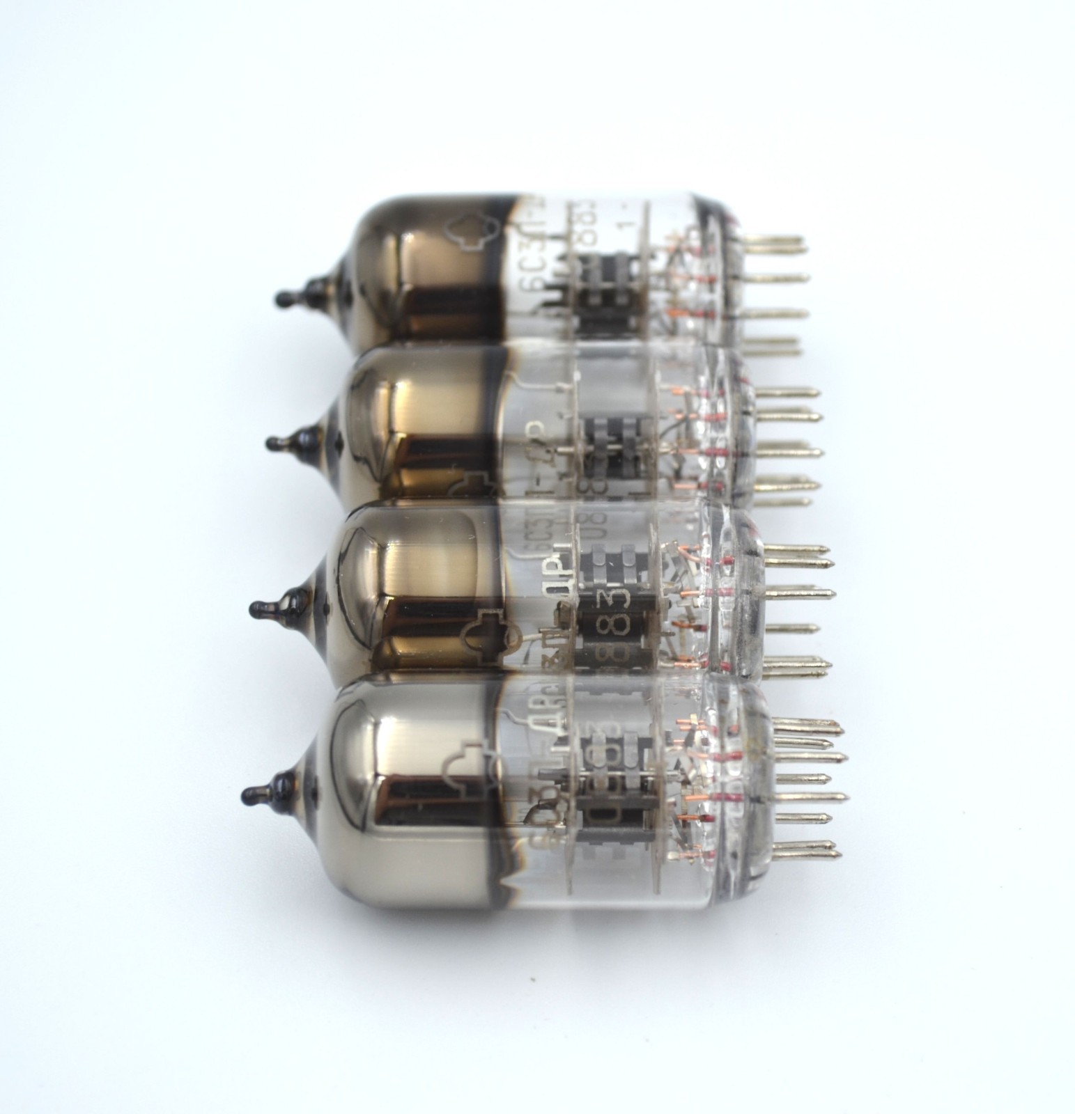 New 4pcs 6S3P-DR Same Date MATCHED QUAD Reflector Tubes PC86 EC86 WE417A 6S3P - Image 3