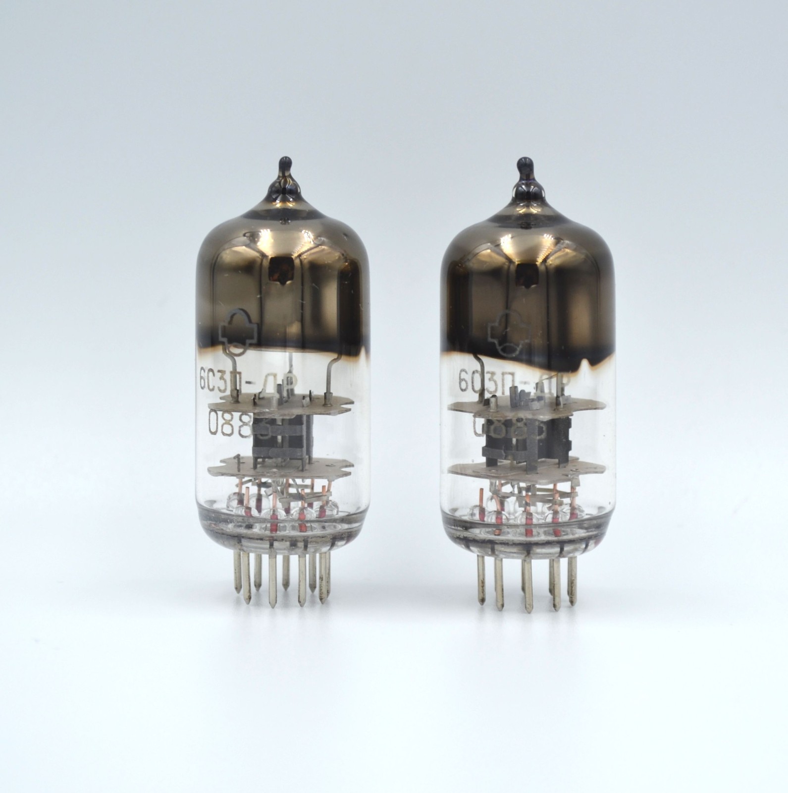 NEW 2pcs 6S3P-DR Same Date MATCHED PAIR Reflector Tubes PC86 EC86 WE417A 6S3P