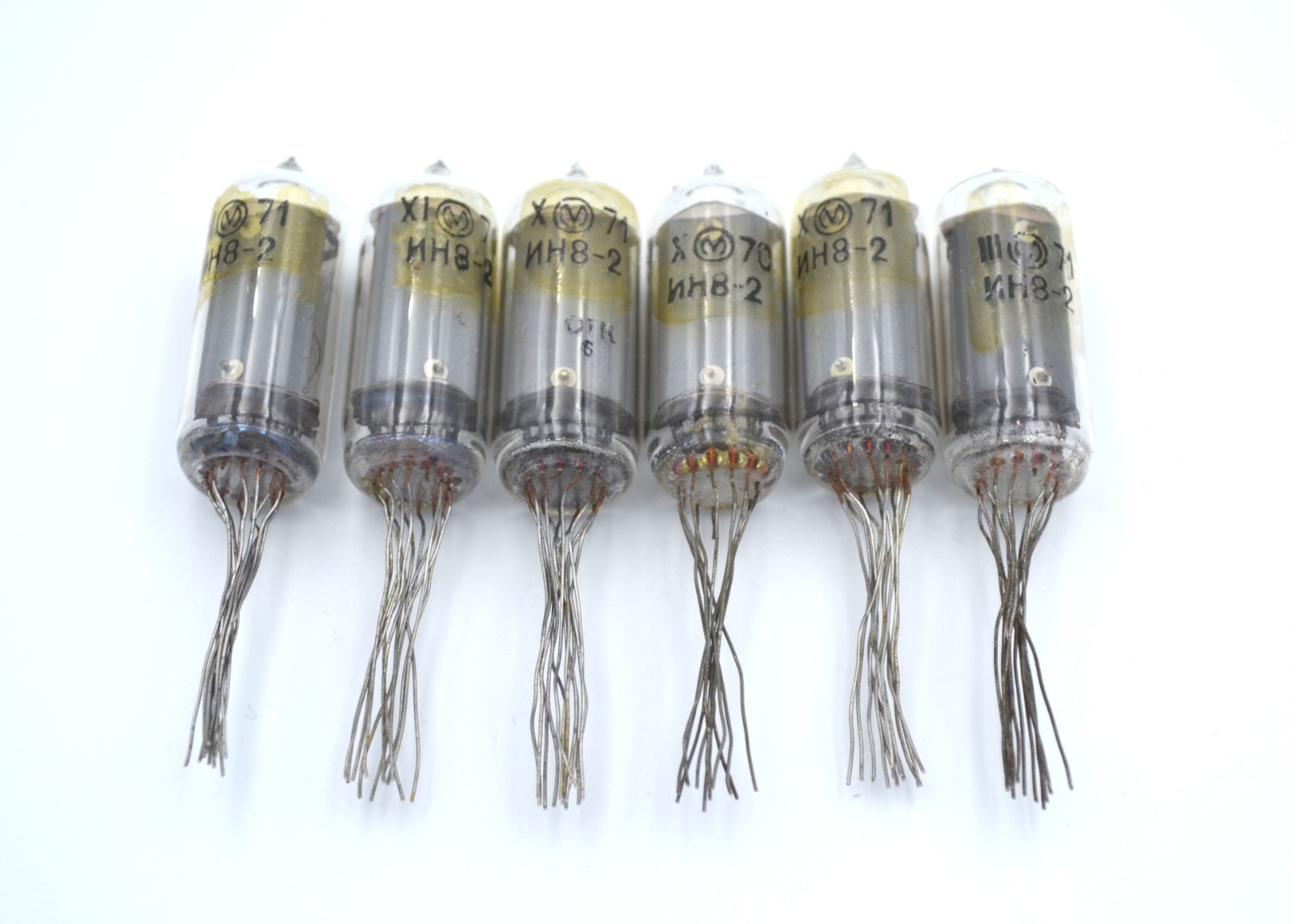 Rare!!! IN-8-2 6PCS Small Fine Grid Used Nixie Tubes IN8 IN-8 IN8-2 - Image 3