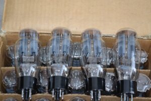 NEW 4pcs 5C3S Rectifier Grey Anode Same Date Tube NOS 5U4G GZ31 5U3C