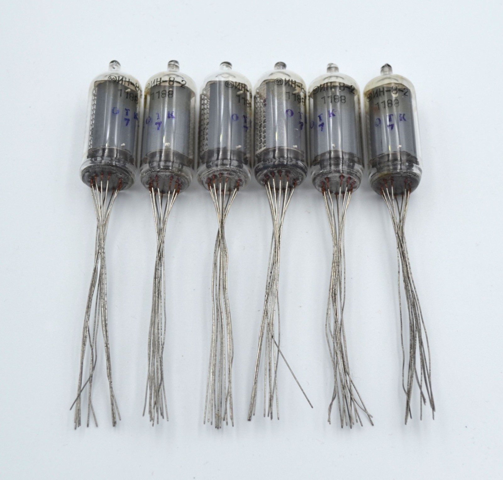 IN-8-2 6PCS New Same Date Nixie Tubes NOS NIB IN8 IN-8 IN8-2 - Image 3