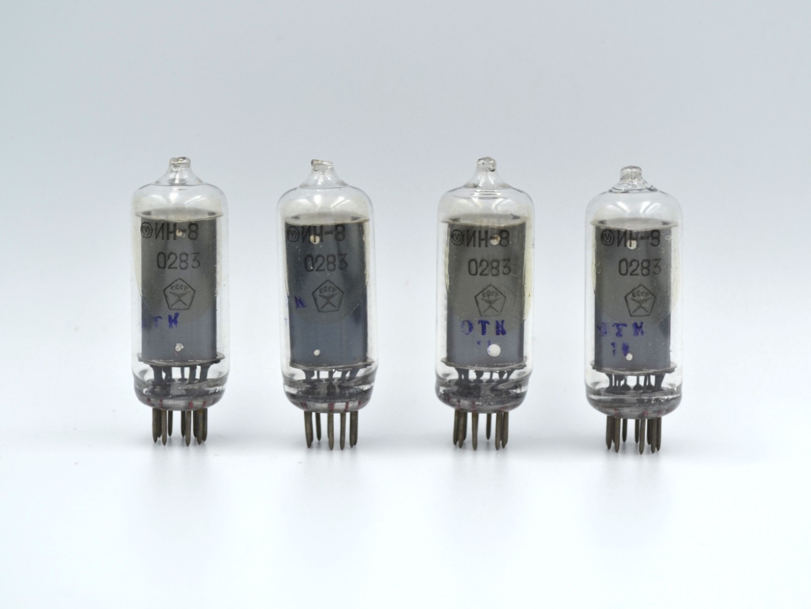 IN-8 4PCS New Same Date Nixie Tubes NOS NIB IN8 IN-8 IN8 - Image 2