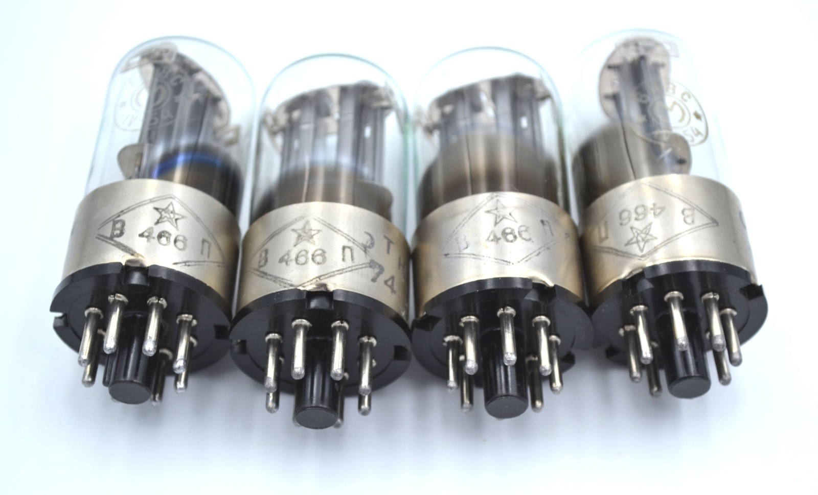 4pcs 6N8S MELZ Metal Base MATCHED QUAD Same Date Tube NOS 6SN7 ECC32 6SN7G 1578 - Image 5