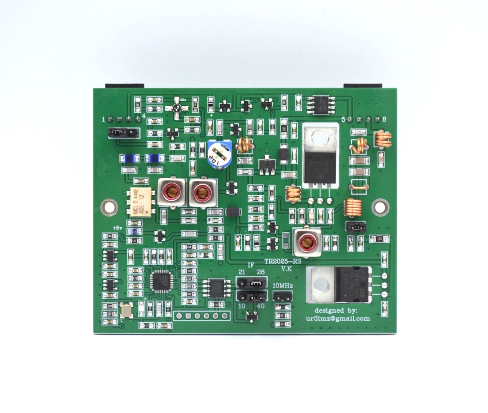 222 MHz to 28 21 MHz Highly Stable HD Transverter ham radio FT8 VHF UHF 8W 1.25m