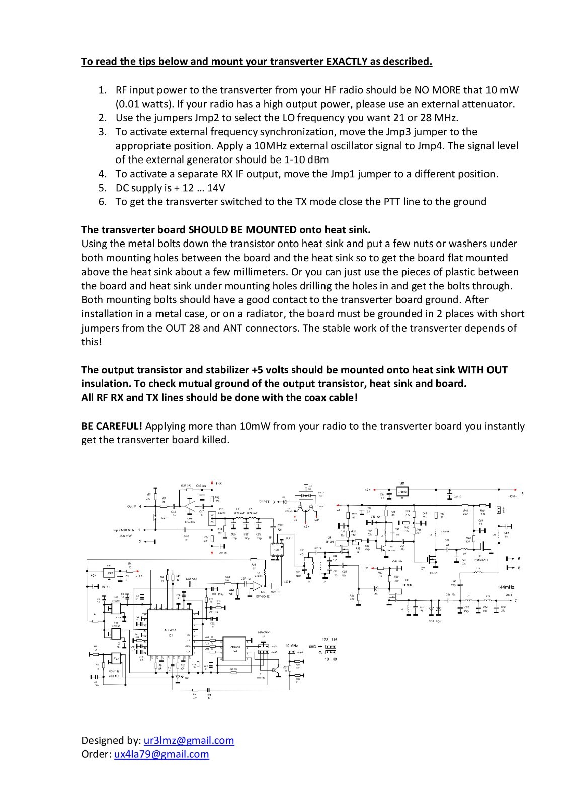 144MHz to 28MHz Highly Stable 10MHz in HD Transverter ham radio FT8 VHF 15W 2m - Image 5