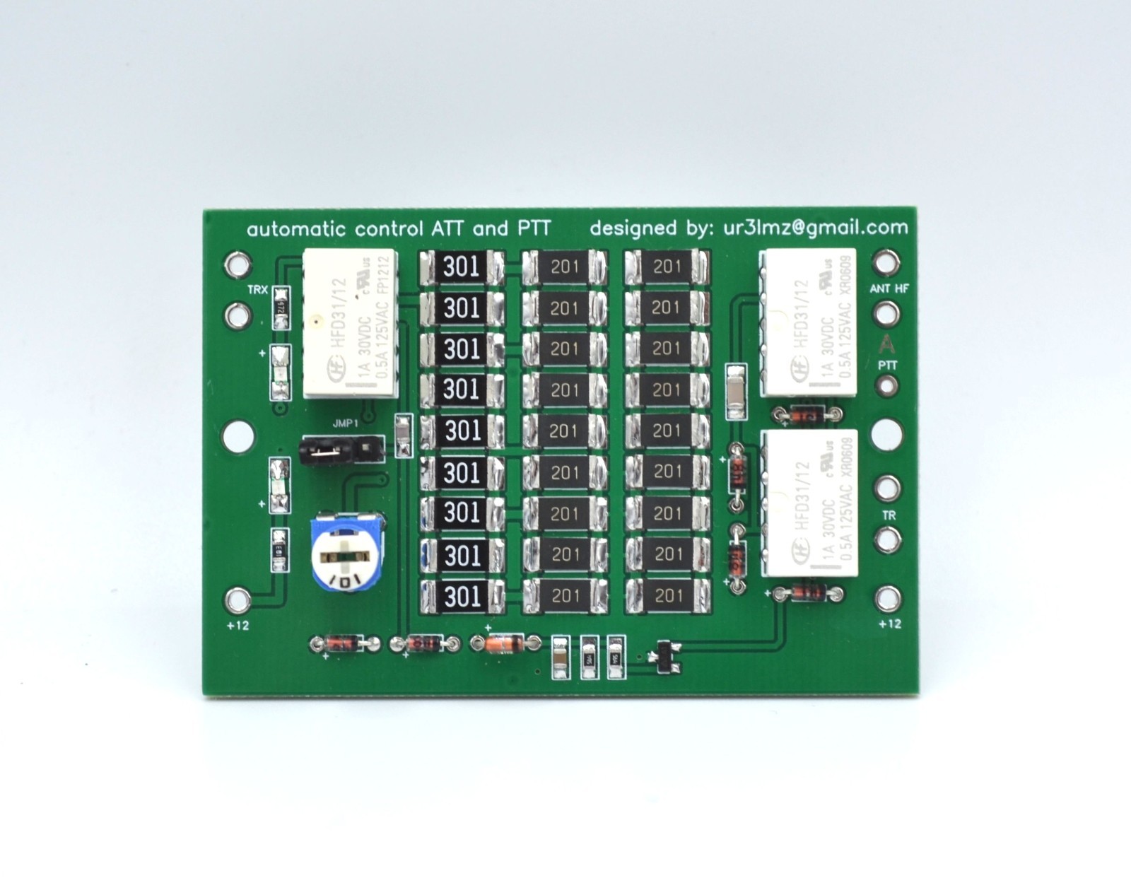AutoPTT Switch Transverter Interface Board 50 70 144 222 432 Mhz VHF UHF