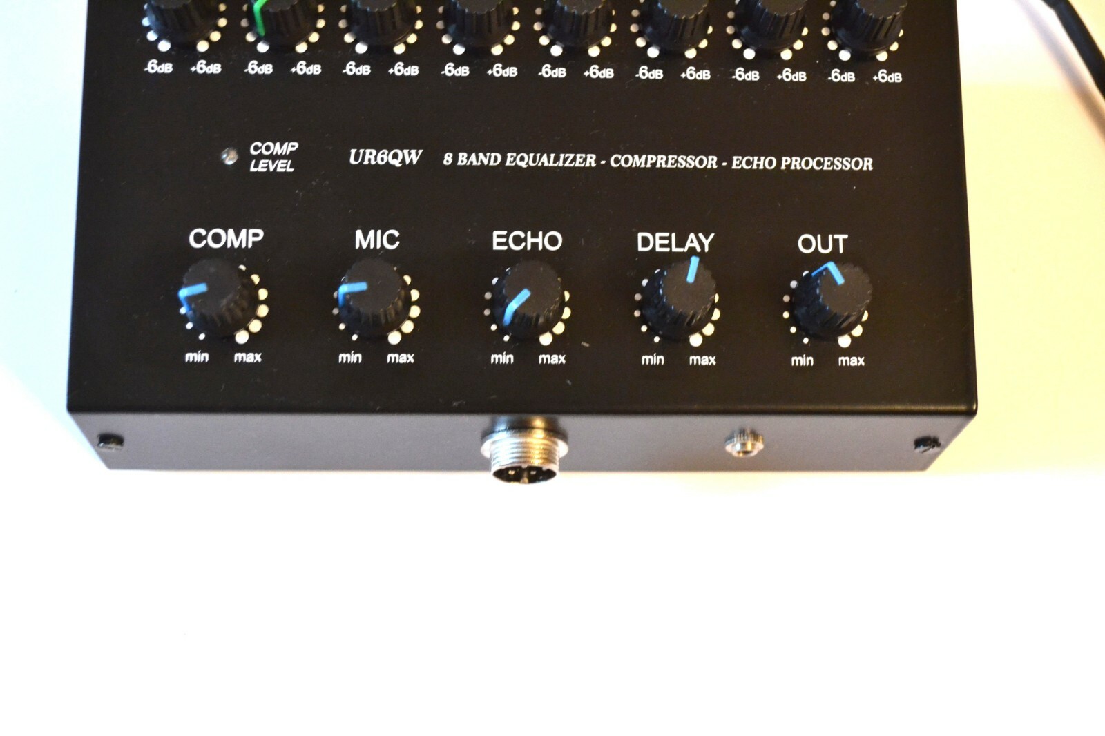 8 Band Sound Equalizer Echo Compressor KENWOOD Radio 8 pin mic transceiver TS- - Image 4