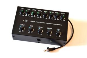 8 Band Sound Equalizer Compressor Echo to ICOM IC-703 IC-706 IC-7000 IC-7100