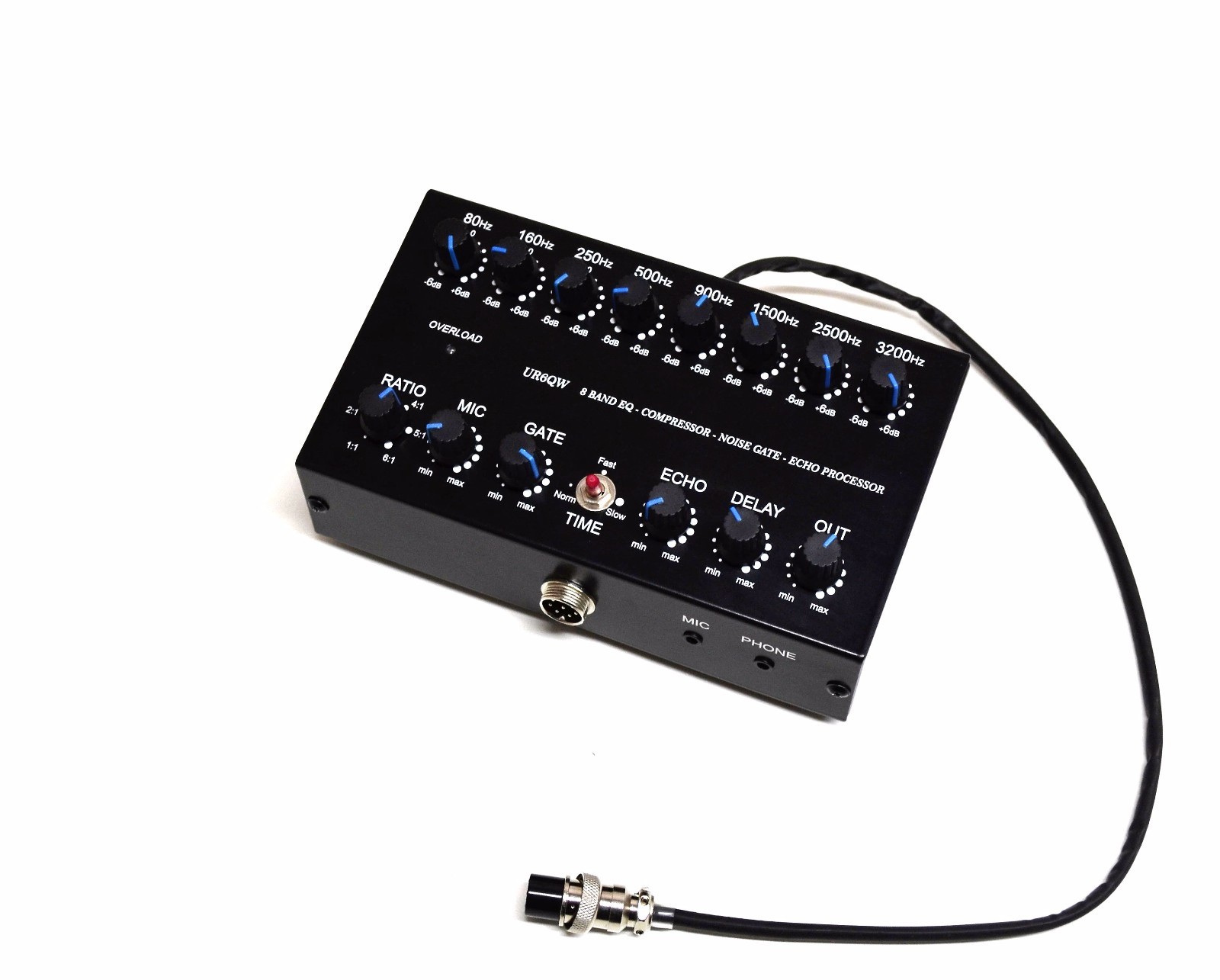EQ for IC-7300 8 Band Sound Compressor Equalizer with NOISE GATE to ICOM IC7300