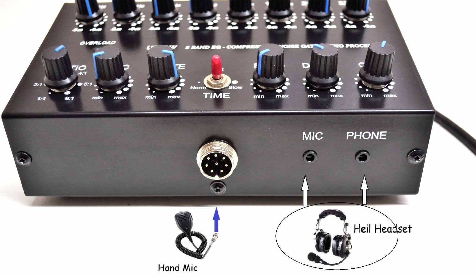 EQ for IC-7300 8 Band Sound Compressor Equalizer with NOISE GATE to ICOM IC7300 - Image 3
