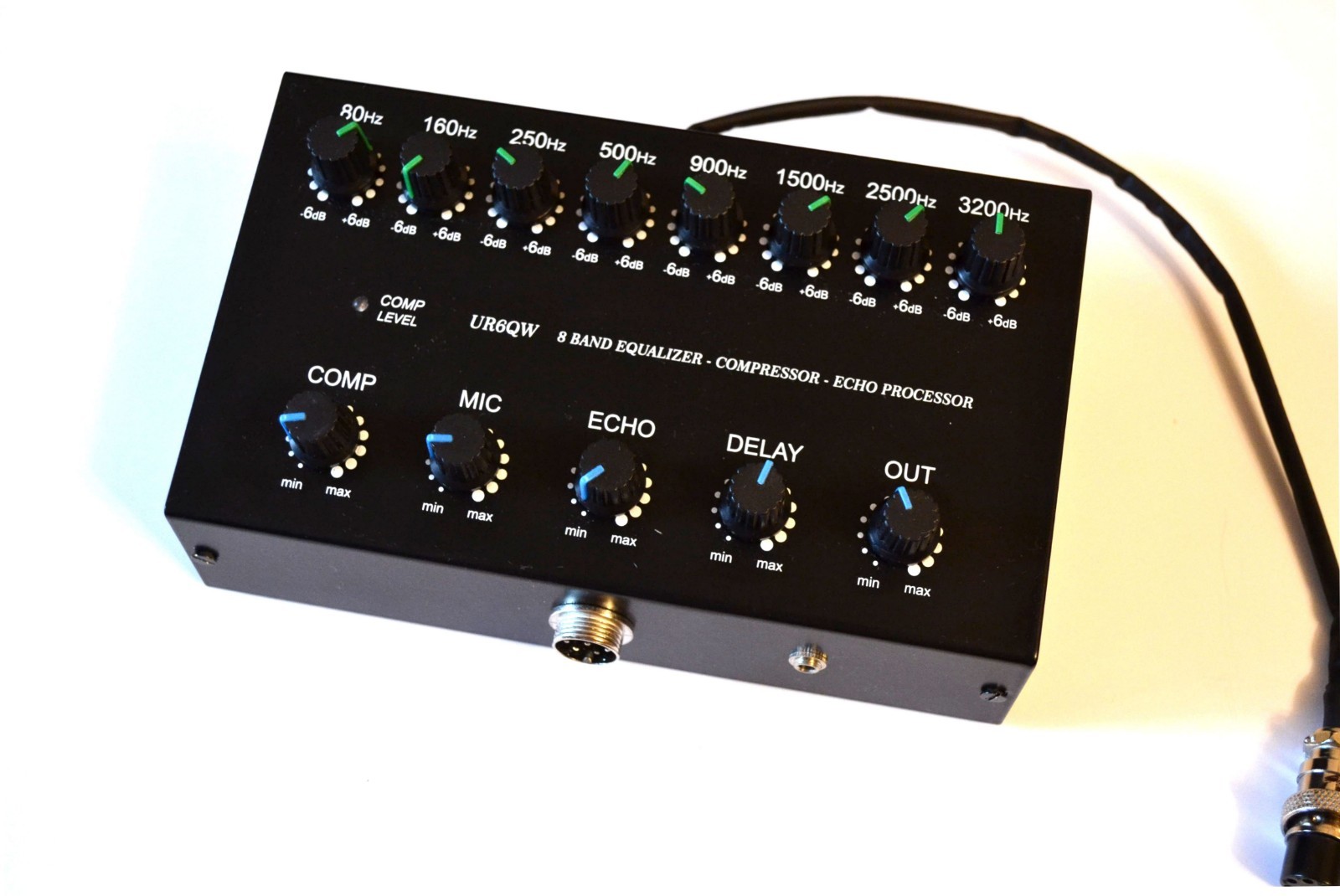 8 Band Sound Equalizer Echo Compressor to RANGER RCI 2950 2970 2995 CB radio