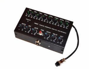 8 Band Sound Equalizer NOISE GATE Echo Compressor to KENWOOD Radio 8 pin mic