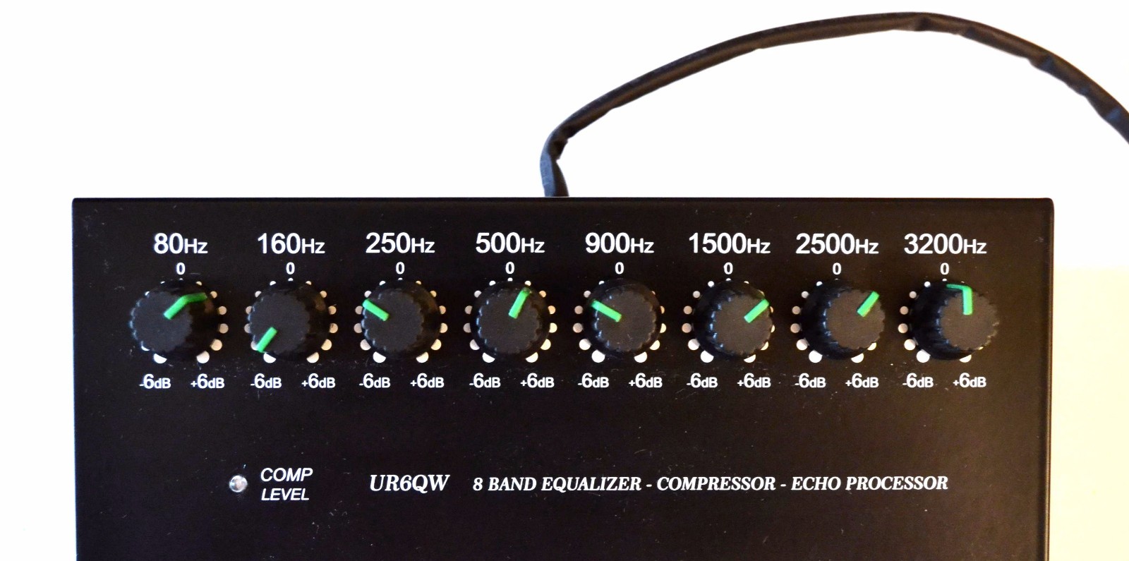 8 Band Sound Equalizer Echo Compressor to YAESU Radio RJ-45 mic transceiver FT- - Image 4