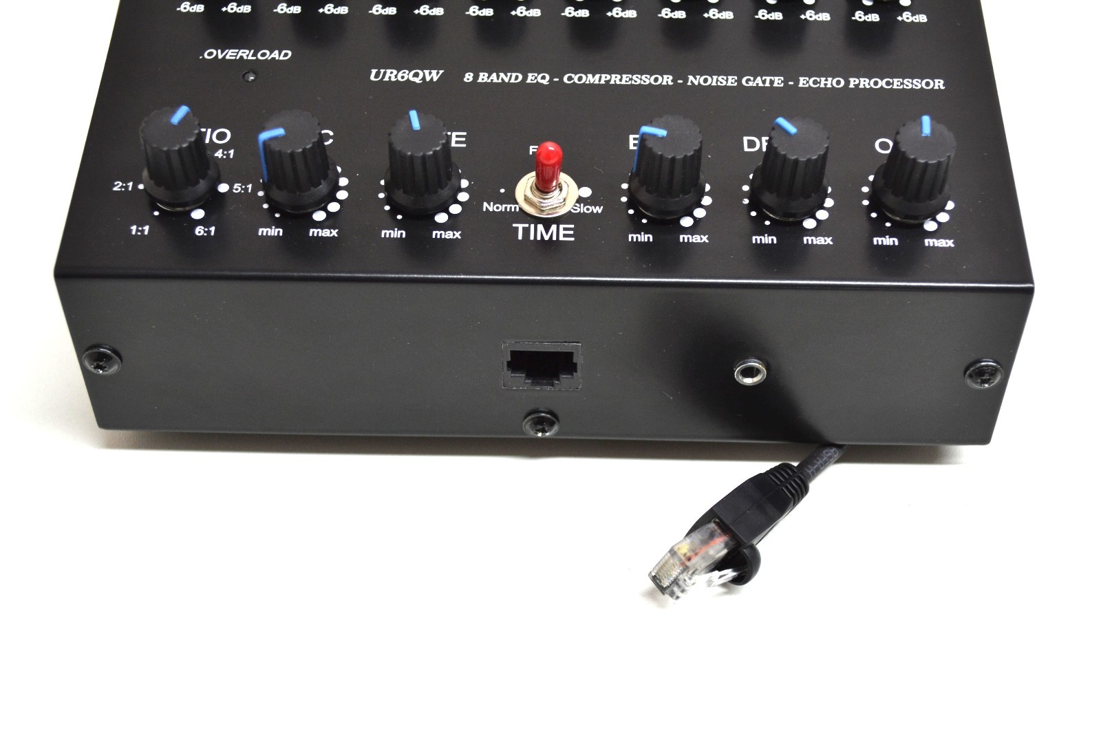 8 Band Sound Equalizer NOISE GATE Echo Compressor KENWOOD TS-480 RJ-45 mic TS- - Image 3