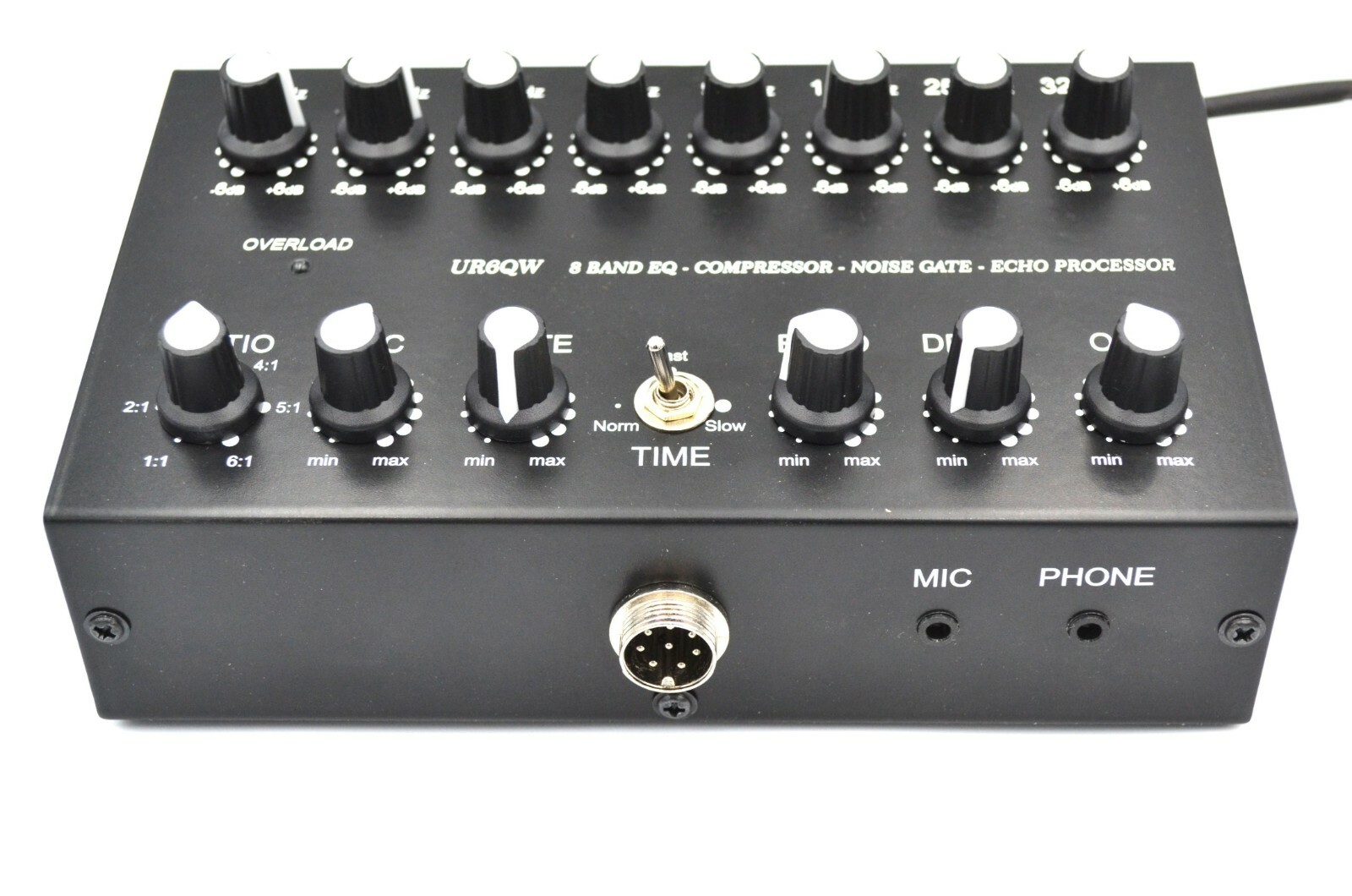 XLR EQ ICOM 8 Band Sound Compressor Equalizer with NOISE GATE 8 pin radio IC- - Image 3