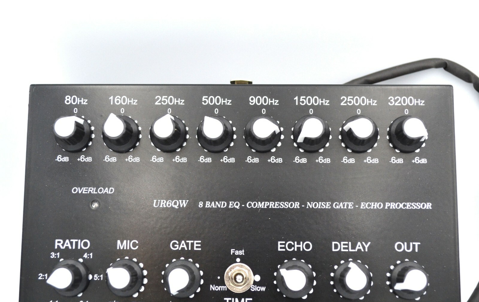 XLR 8 Band KENWOOD Sound Equalizer NOISE GATE Echo Compressor Radio 8 pin mic - Image 4